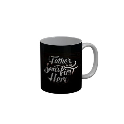 FunkyDecors Dad Birthday Father Day World Greatest Dad Ceramic Coffee Mug