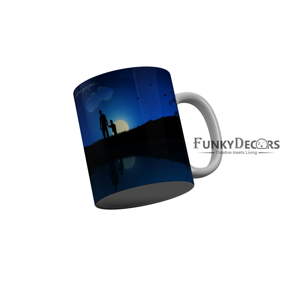 FunkyDecors Dad Birthday Father Day World Greatest Dad Ceramic Coffee Mug