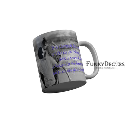 FunkyDecors Dad Birthday Father Day World Greatest Dad Ceramic Coffee Mug