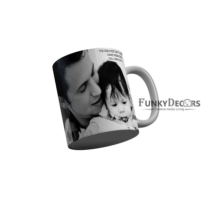 FunkyDecors Dad Birthday Father Day World Greatest Dad Ceramic Coffee Mug