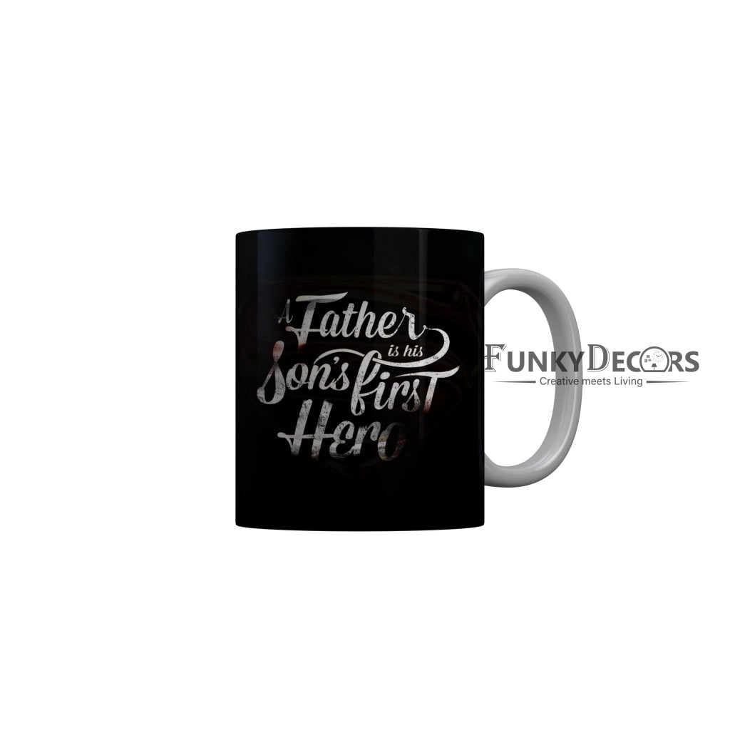 FunkyDecors Dad Birthday Father Day World Greatest Dad Ceramic Coffee Mug