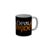 FunkyDecors Devil Inside Black Funny Quotes Ceramic Coffee Mug, 350 ml
