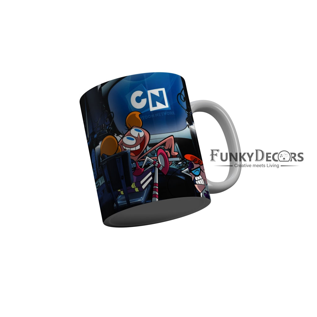 FunkyDecors Dexter Cartoon Ceramic Coffee Mug