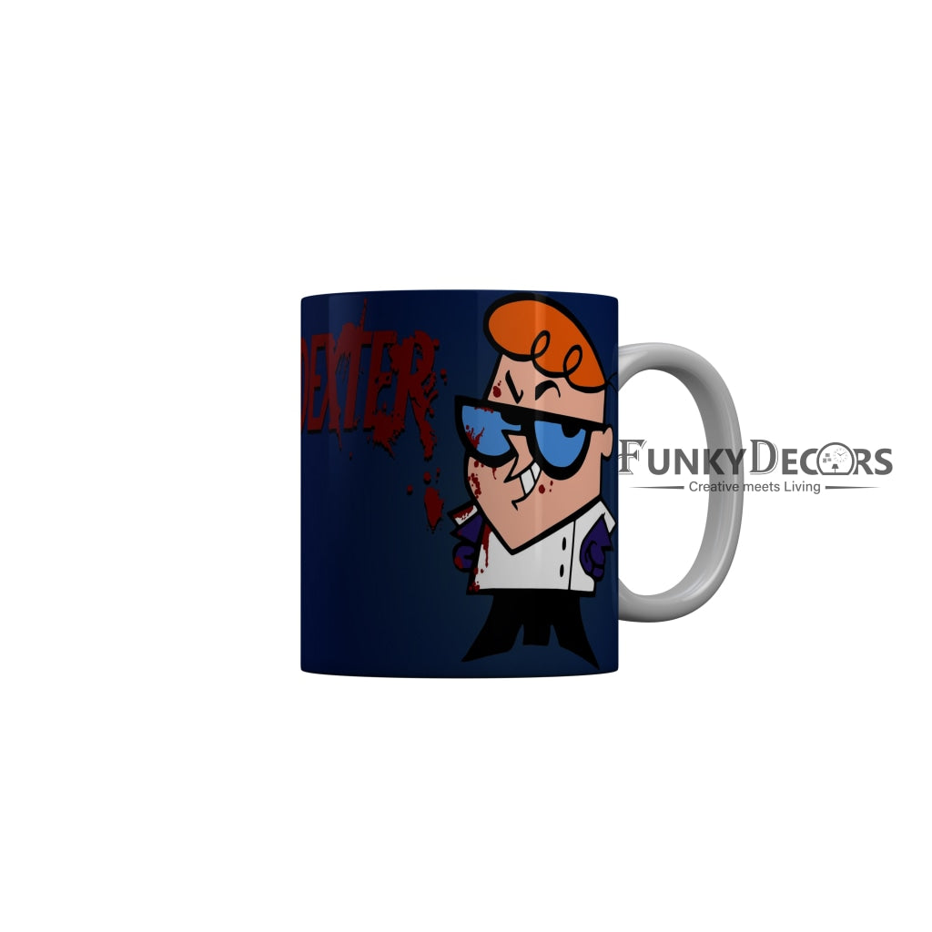 FunkyDecors Dexter Cartoon Ceramic Coffee Mug