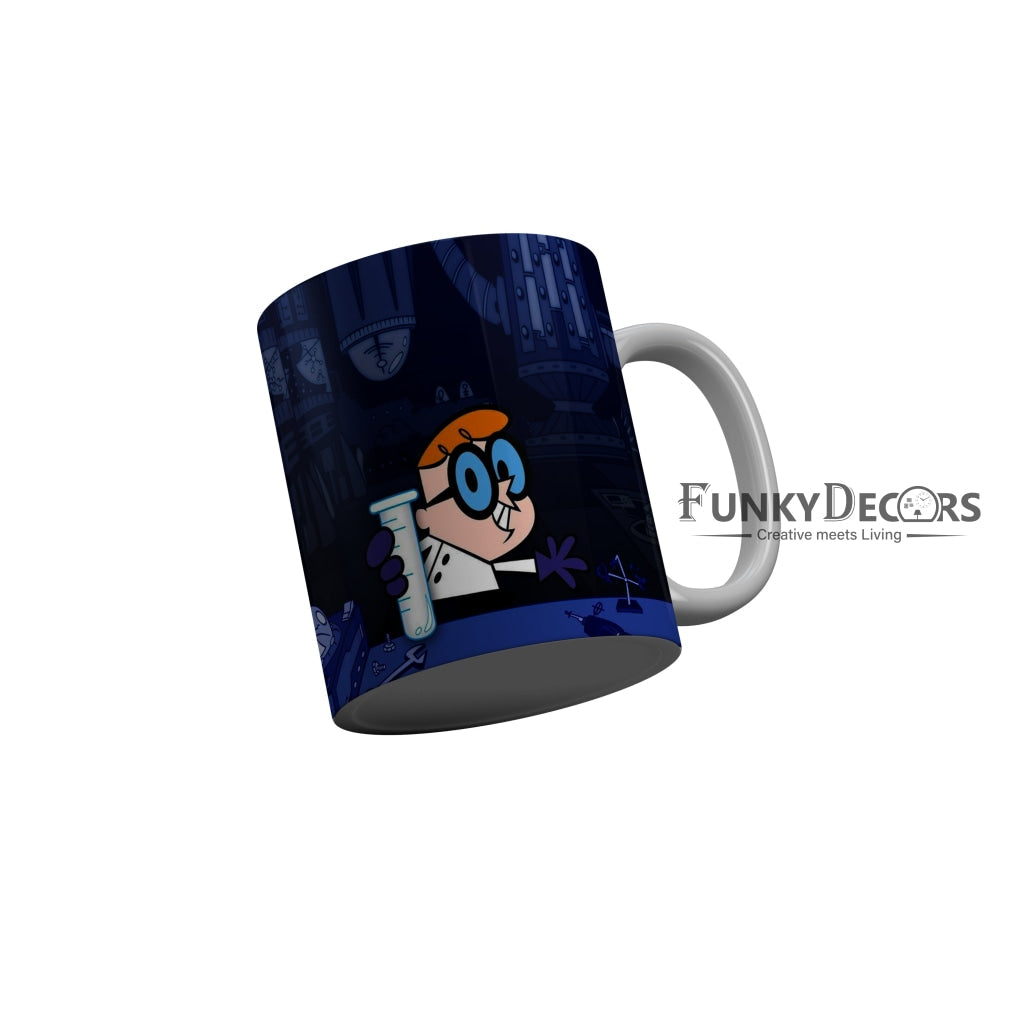 FunkyDecors Dexter Cartoon Ceramic Coffee Mug