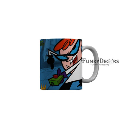 FunkyDecors Dexter Cartoon Ceramic Coffee Mug