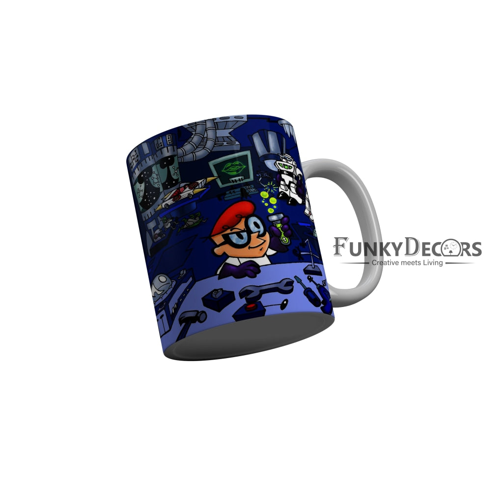 FunkyDecors Dexter Cartoon Ceramic Coffee Mug