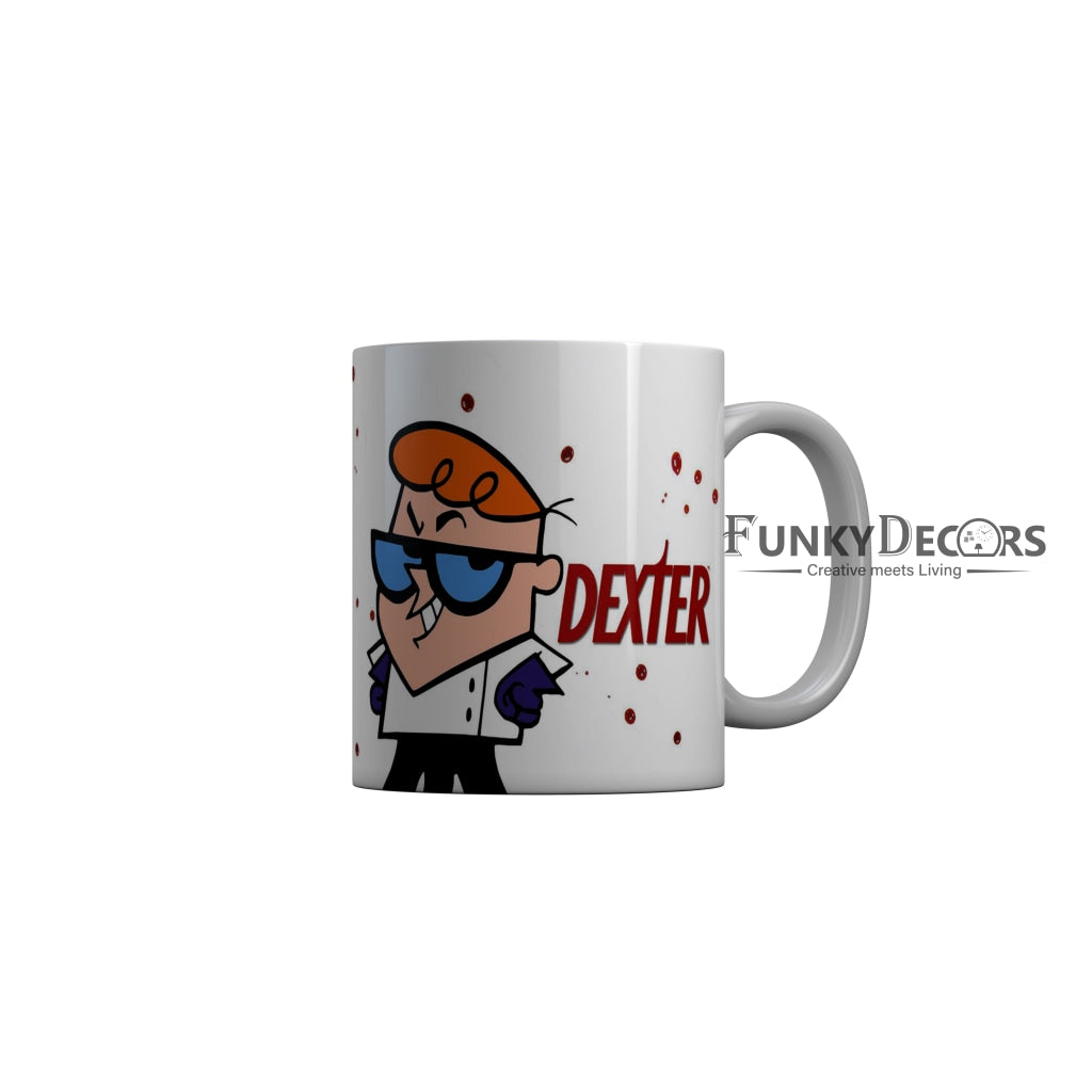 FunkyDecors Dexter Cartoon Ceramic Coffee Mug