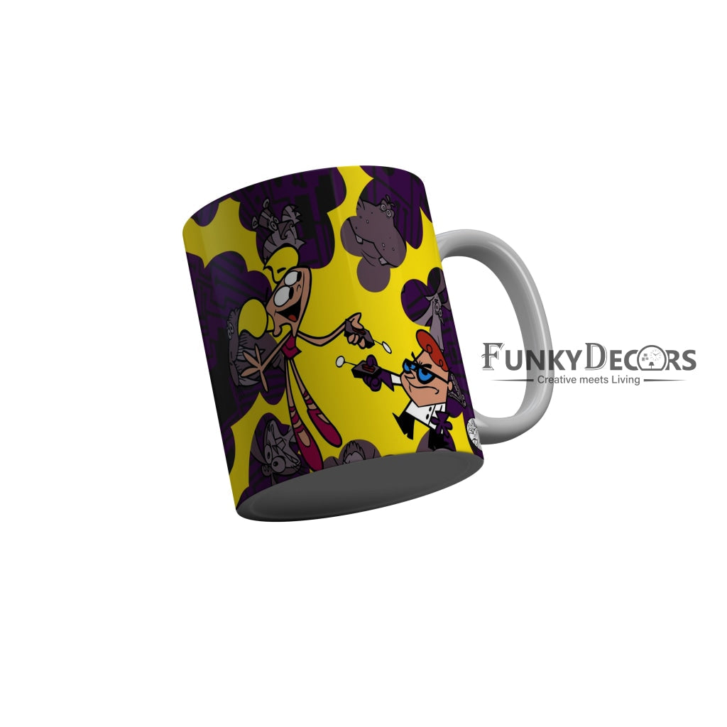 FunkyDecors Dexter Cartoon Ceramic Coffee Mug