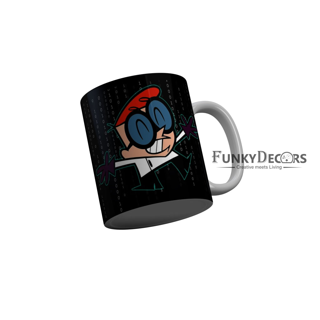 FunkyDecors Dexter Cartoon Ceramic Coffee Mug