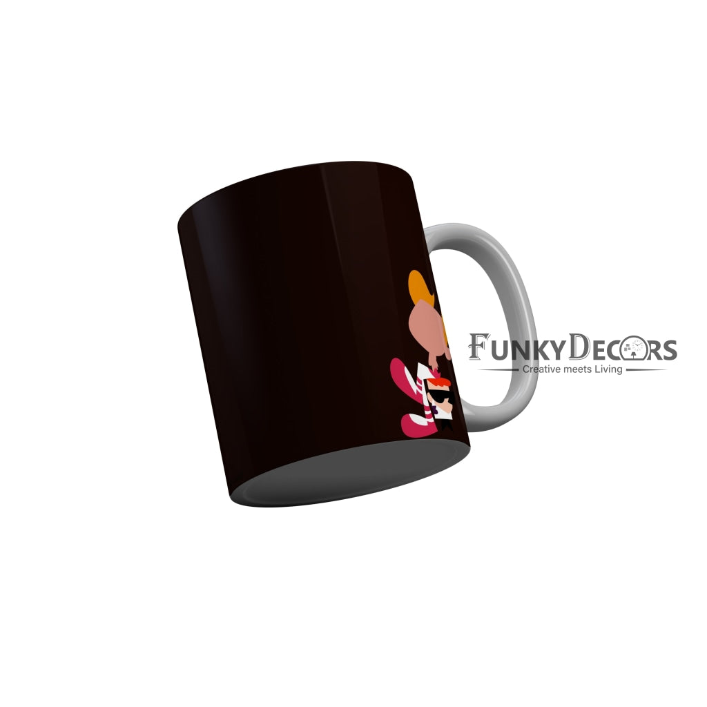 FunkyDecors Dexter Cartoon Ceramic Coffee Mug