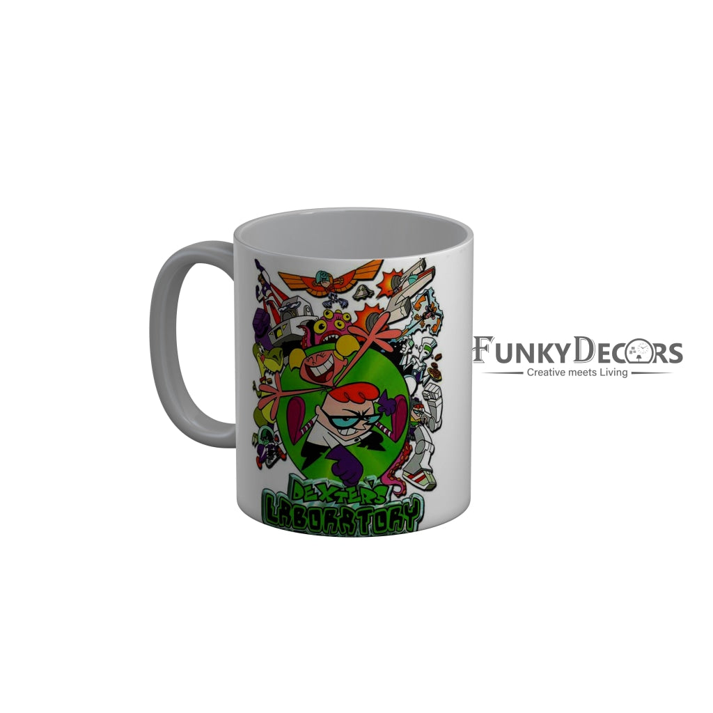 FunkyDecors Dexter Cartoon Ceramic Coffee Mug