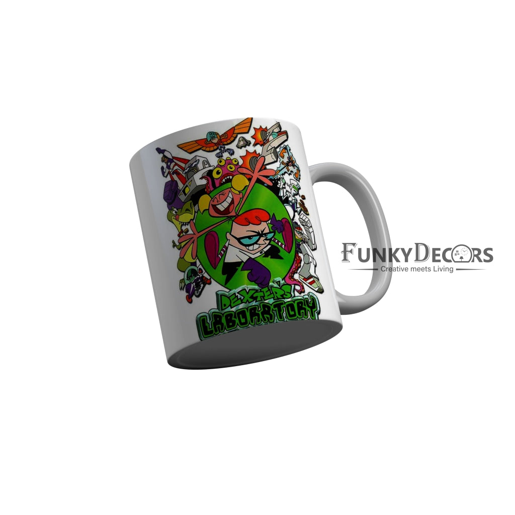 FunkyDecors Dexter Cartoon Ceramic Coffee Mug