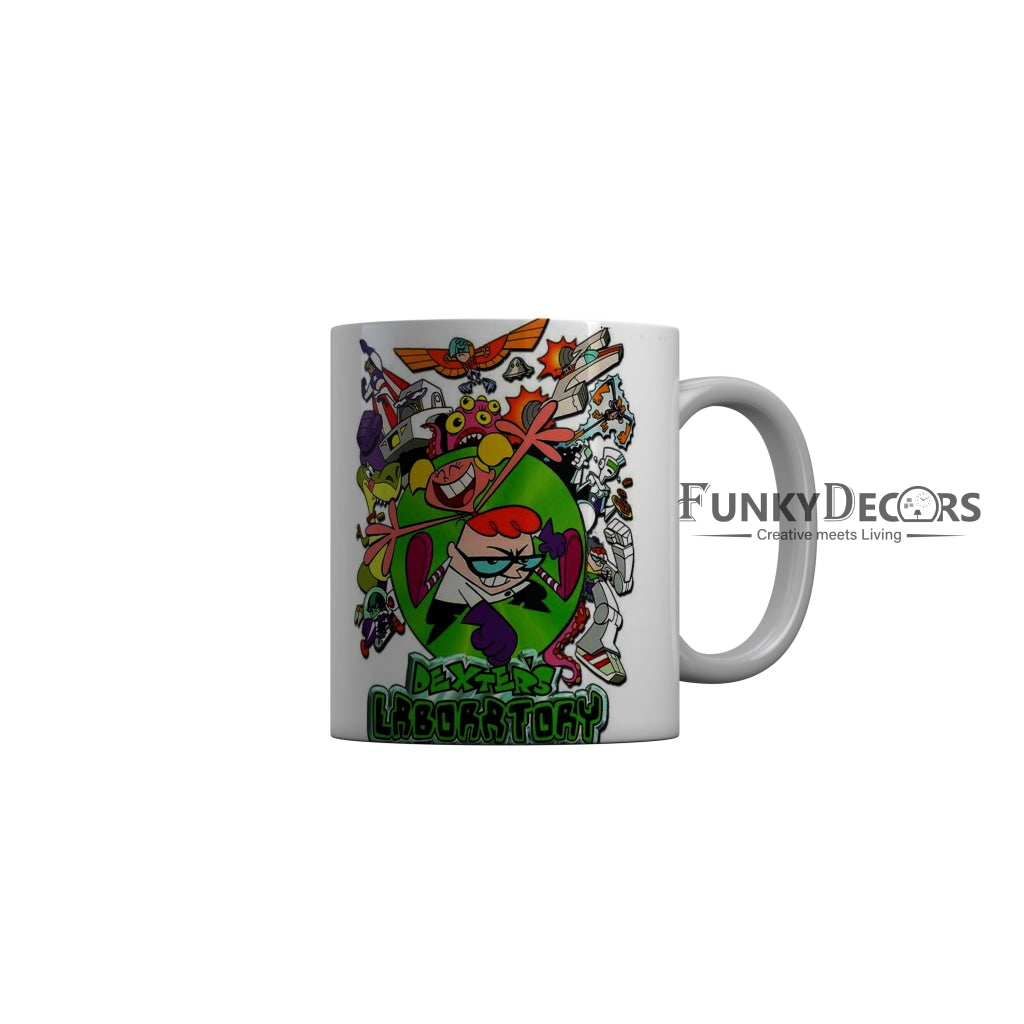 FunkyDecors Dexter Cartoon Ceramic Coffee Mug