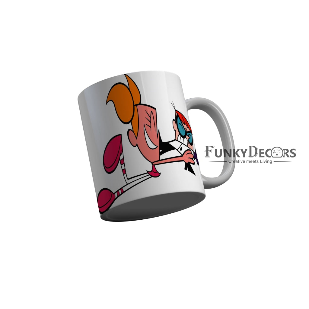 FunkyDecors Dexter Cartoon Ceramic Coffee Mug