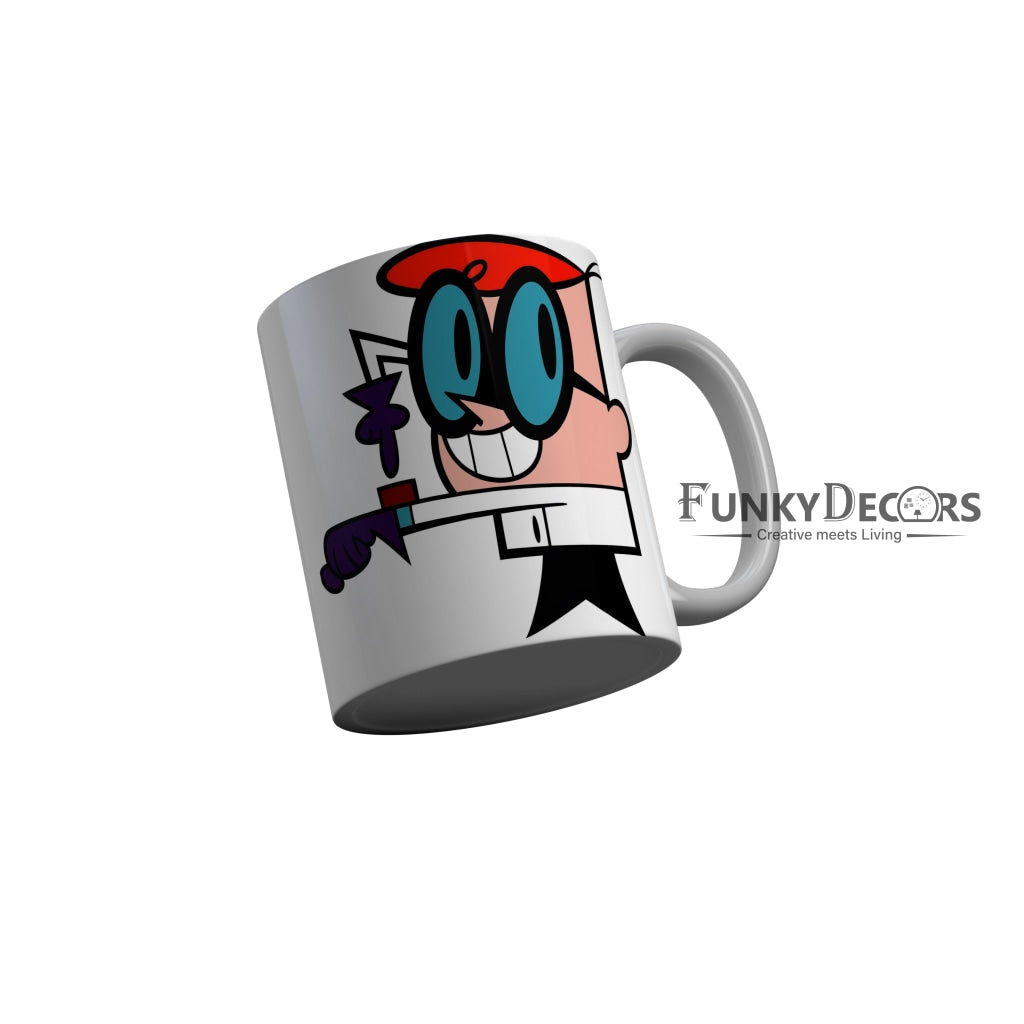 FunkyDecors Dexter Cartoon Ceramic Coffee Mug