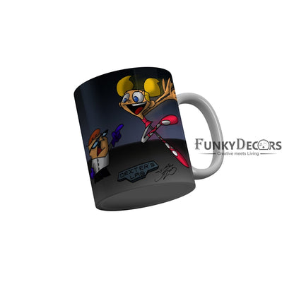 FunkyDecors Dexter Cartoon Ceramic Coffee Mug