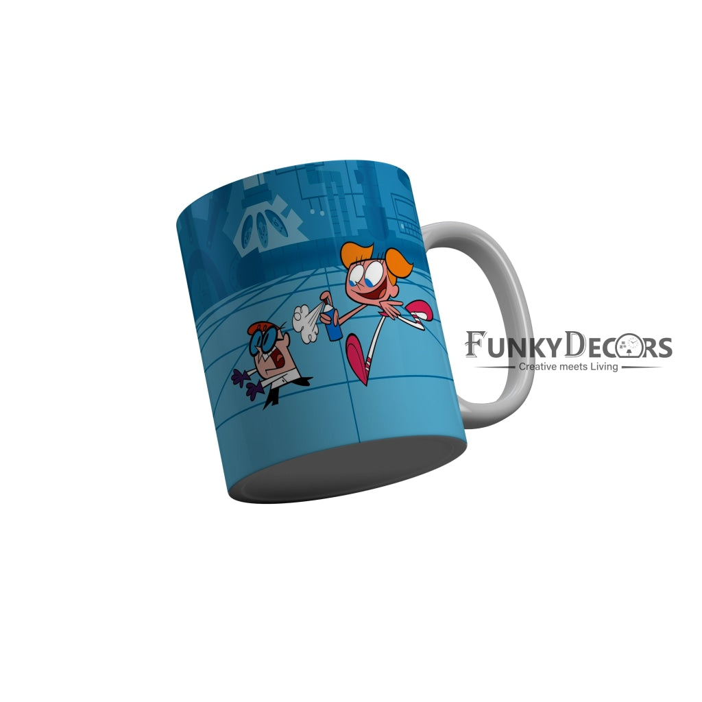 FunkyDecors Dexter Cartoon Ceramic Coffee Mug