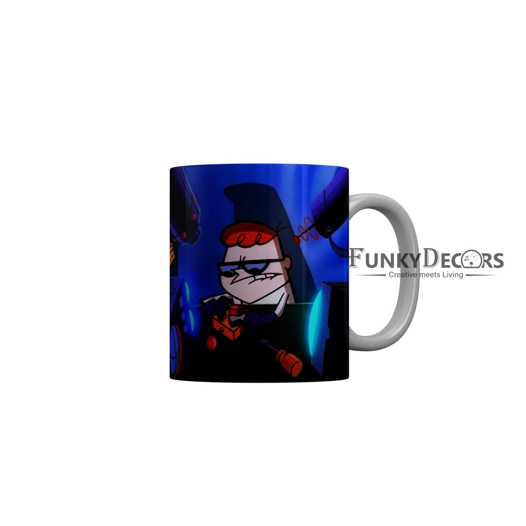 FunkyDecors Dexter Cartoon Ceramic Coffee Mug