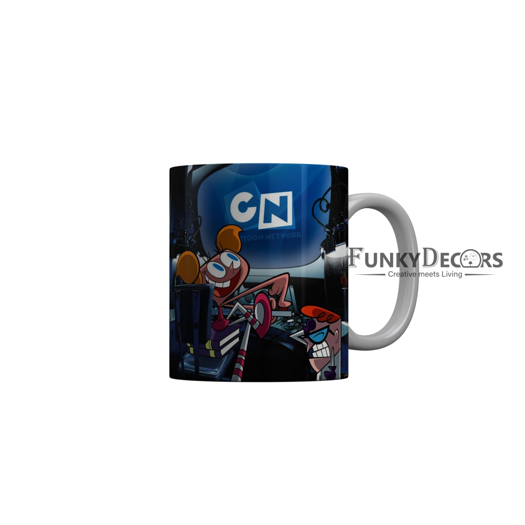 FunkyDecors Dexter Cartoon Ceramic Coffee Mug