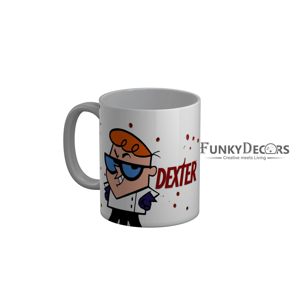 FunkyDecors Dexter Cartoon Ceramic Coffee Mug