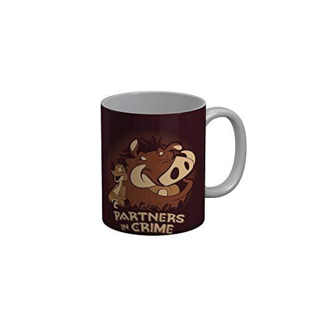 Funkydecors Disney Cartoon Ceramic Mug 350 Ml Multicolor Mugs