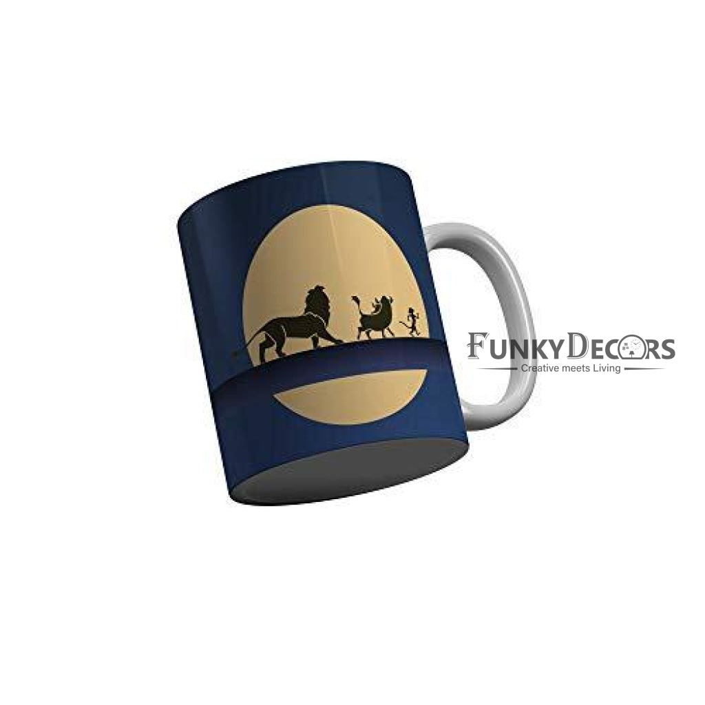 Funkydecors Disney Cartoon Ceramic Mug 350 Ml Multicolor Mugs