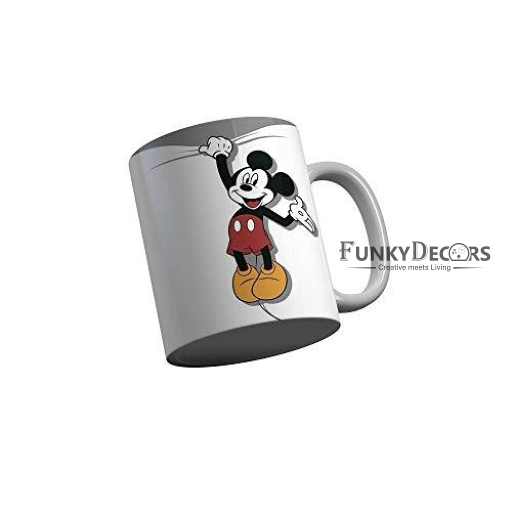 Funkydecors Disney Cartoon Ceramic Mug 350 Ml Multicolor Mugs