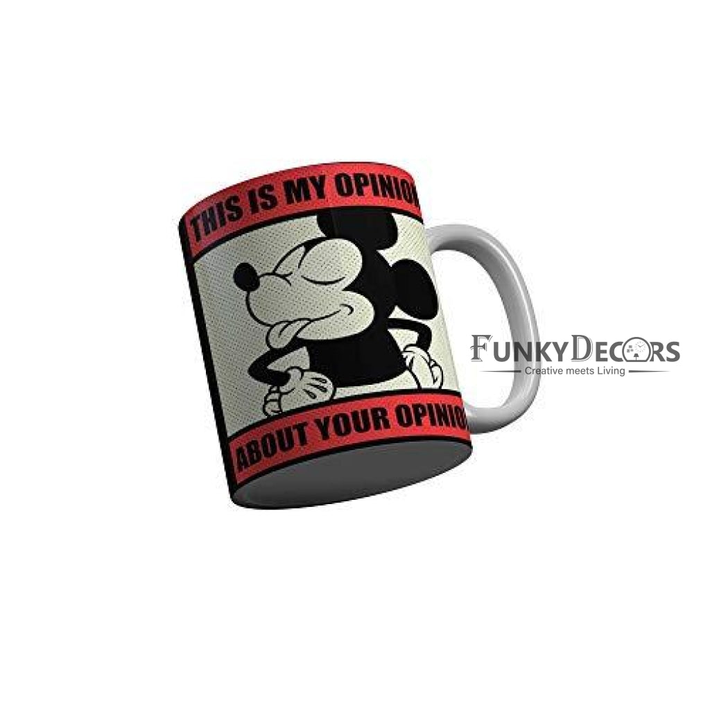 Funkydecors Disney Cartoon Ceramic Mug 350 Ml Multicolor Mugs