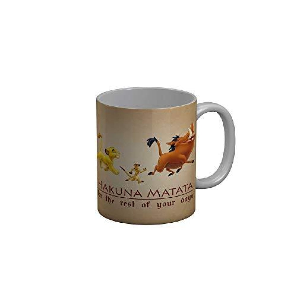 Funkydecors Disney Cartoon Ceramic Mug 350 Ml Multicolor Mugs