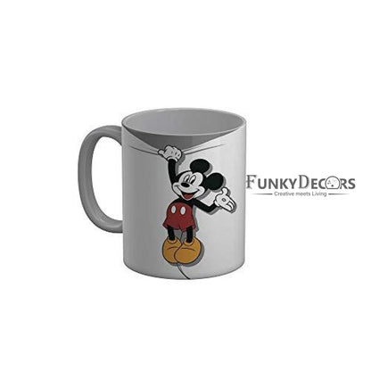 Funkydecors Disney Cartoon Ceramic Mug 350 Ml Multicolor Mugs