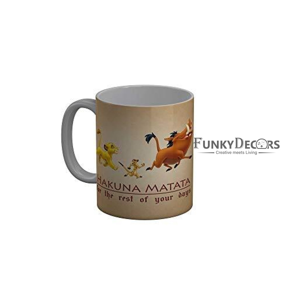 Funkydecors Disney Cartoon Ceramic Mug 350 Ml Multicolor Mugs