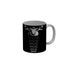 FunkyDecors Dug Dug Bike Voice Black Quotes Ceramic Coffee Mug, 350 ml