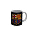 Funkydecors Fcb Black Ceramic Coffee Mug 350 Ml Mugs