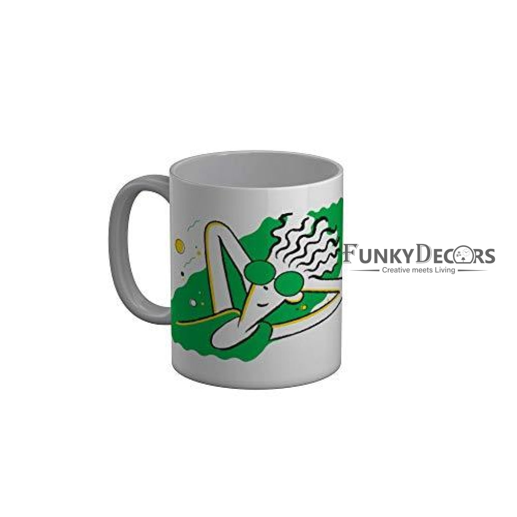 Funkydecors Food Lover Ceramic Mug 350 Ml Multicolor Mugs