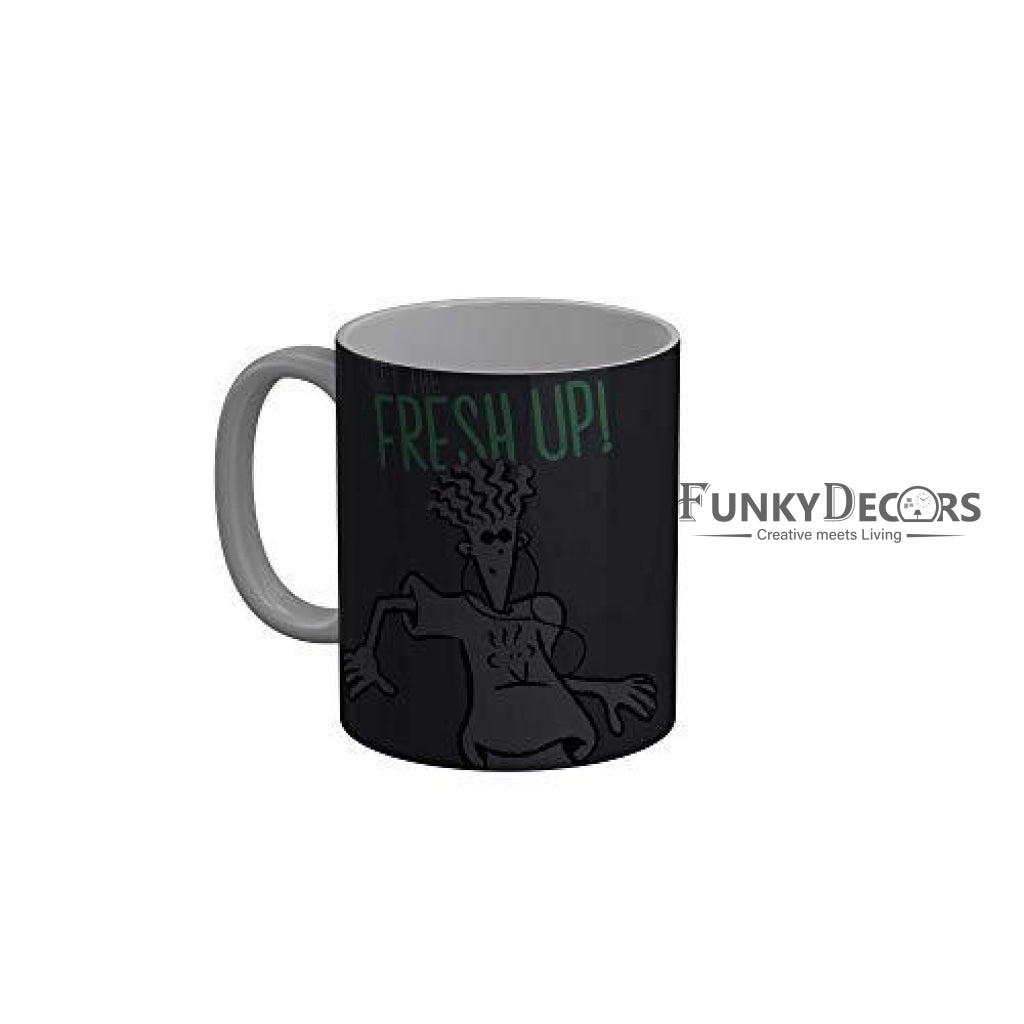 Funkydecors Food Lover Ceramic Mug 350 Ml Multicolor Mugs