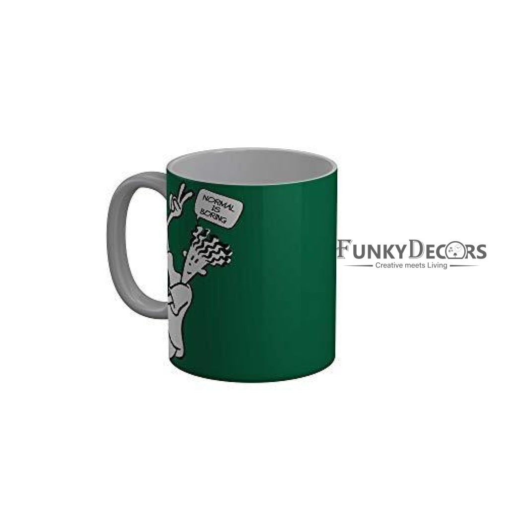 Funkydecors Food Lover Ceramic Mug 350 Ml Multicolor Mugs