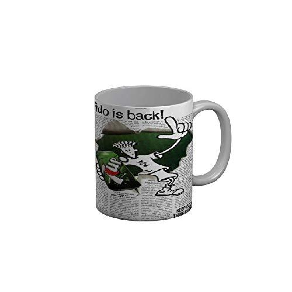 Funkydecors Food Lover Ceramic Mug 350 Ml Multicolor Mugs