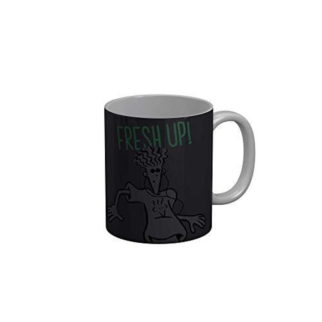 Funkydecors Food Lover Ceramic Mug 350 Ml Multicolor Mugs