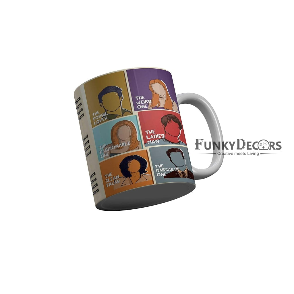 Funkydecors Friends Tv Series Ceramic Mug 350 Ml Multicolor Mugs
