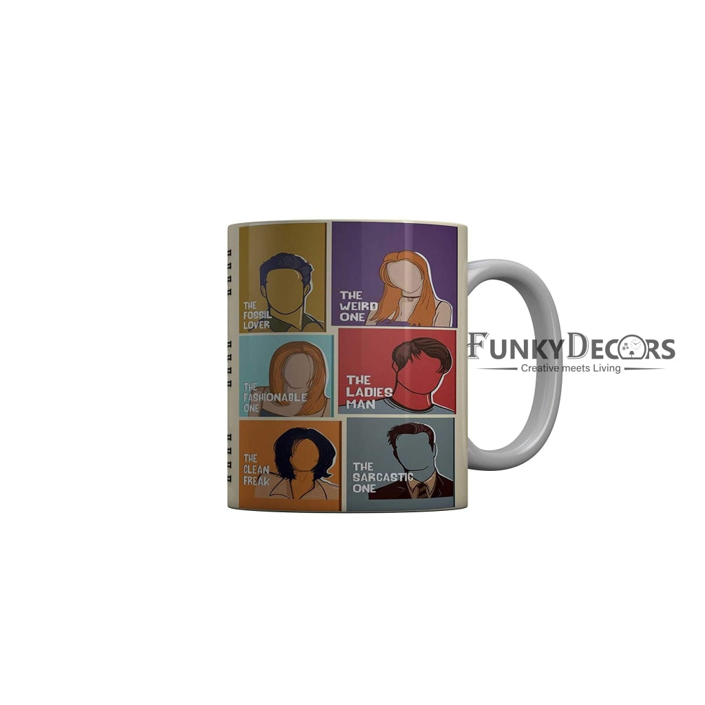 Funkydecors Friends Tv Series Ceramic Mug 350 Ml Multicolor Mugs