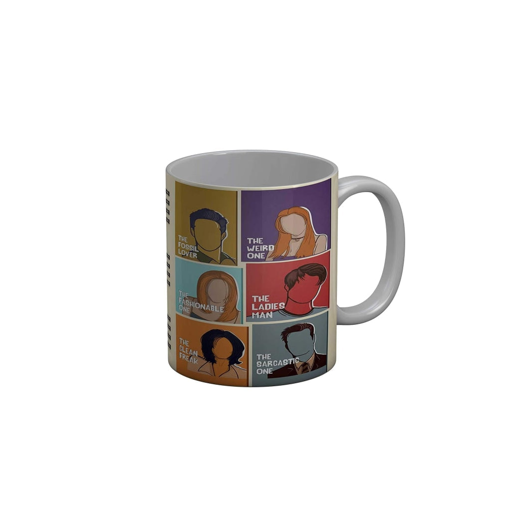 Funkydecors Friends Tv Series Ceramic Mug 350 Ml Multicolor Mugs