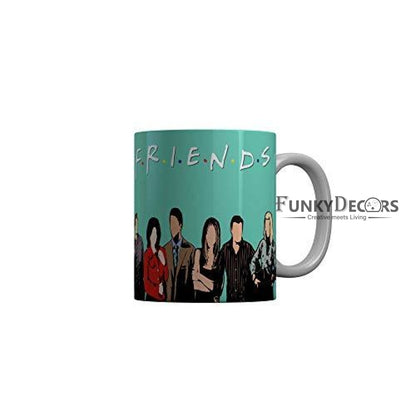 Funkydecors Friends Tv Series Ceramic Mug 350 Ml Multicolor Mugs