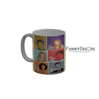Funkydecors Friends Tv Series Ceramic Mug 350 Ml Multicolor Mugs