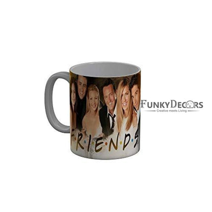 Funkydecors Friends Tv Series Ceramic Mug 350 Ml Multicolor Mugs