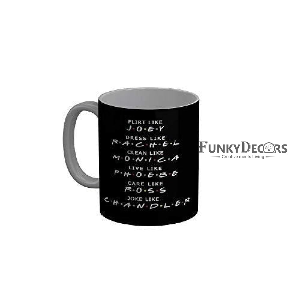 Funkydecors Friends Tv Series Ceramic Mug 350 Ml Multicolor Mugs
