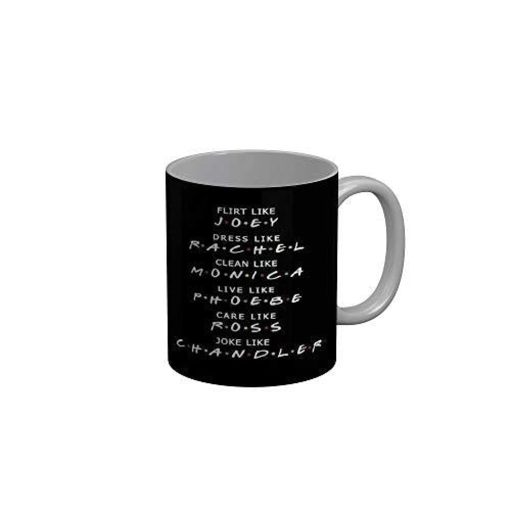 Funkydecors Friends Tv Series Ceramic Mug 350 Ml Multicolor Mugs