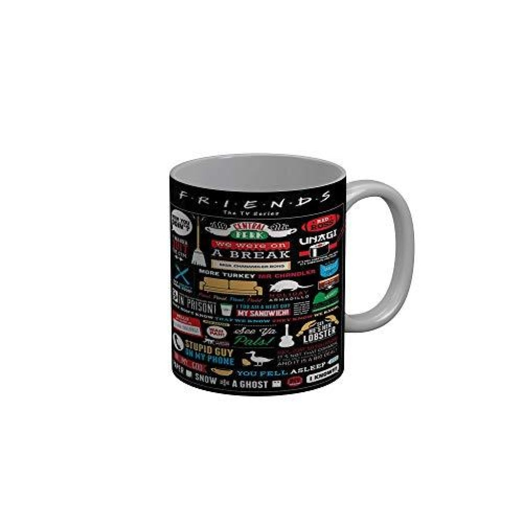 Funkydecors Friends Tv Series Ceramic Mug 350 Ml Multicolor Mugs