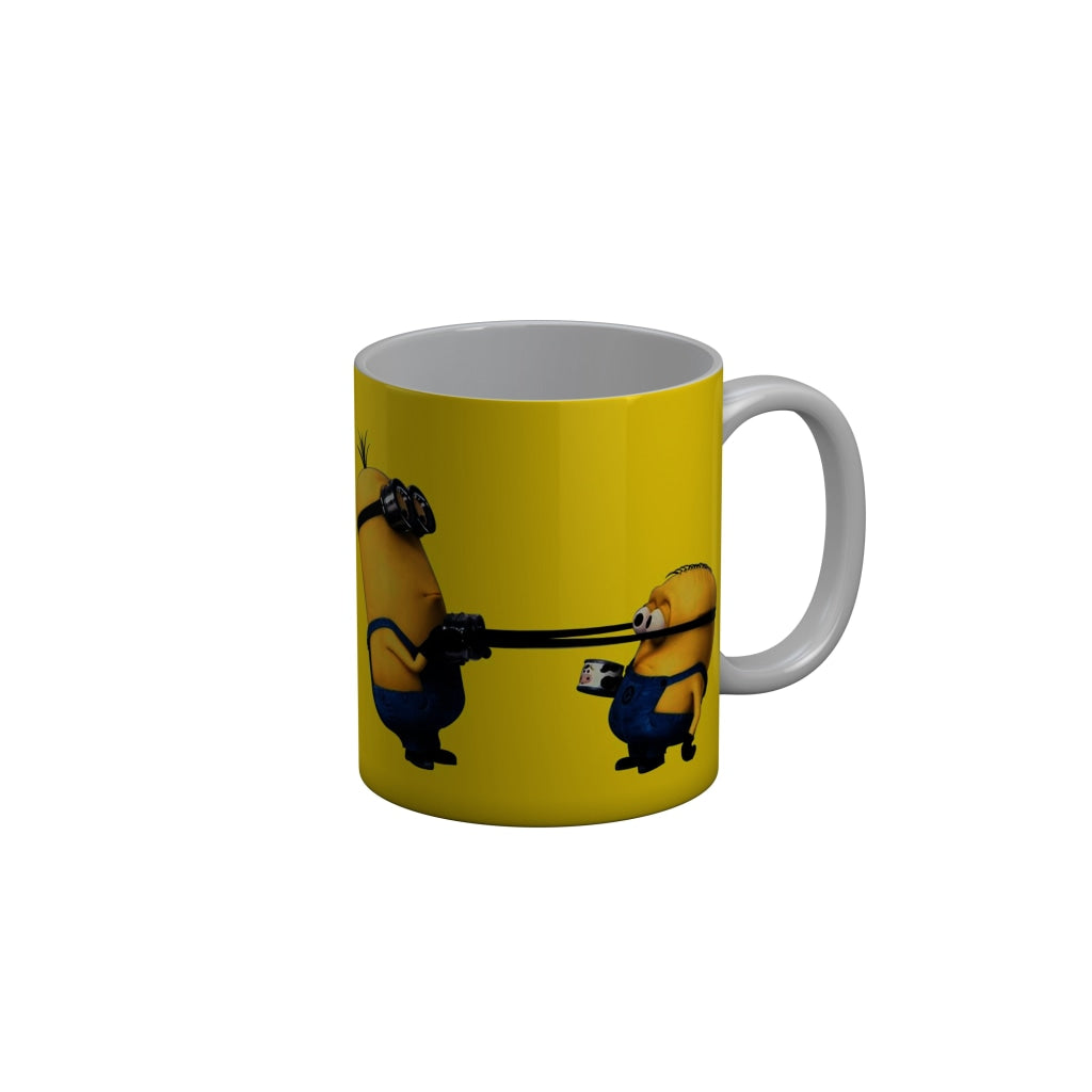 FunkyDecors Funny Cute  Minion Ceramic Coffee Mug, 350 ml