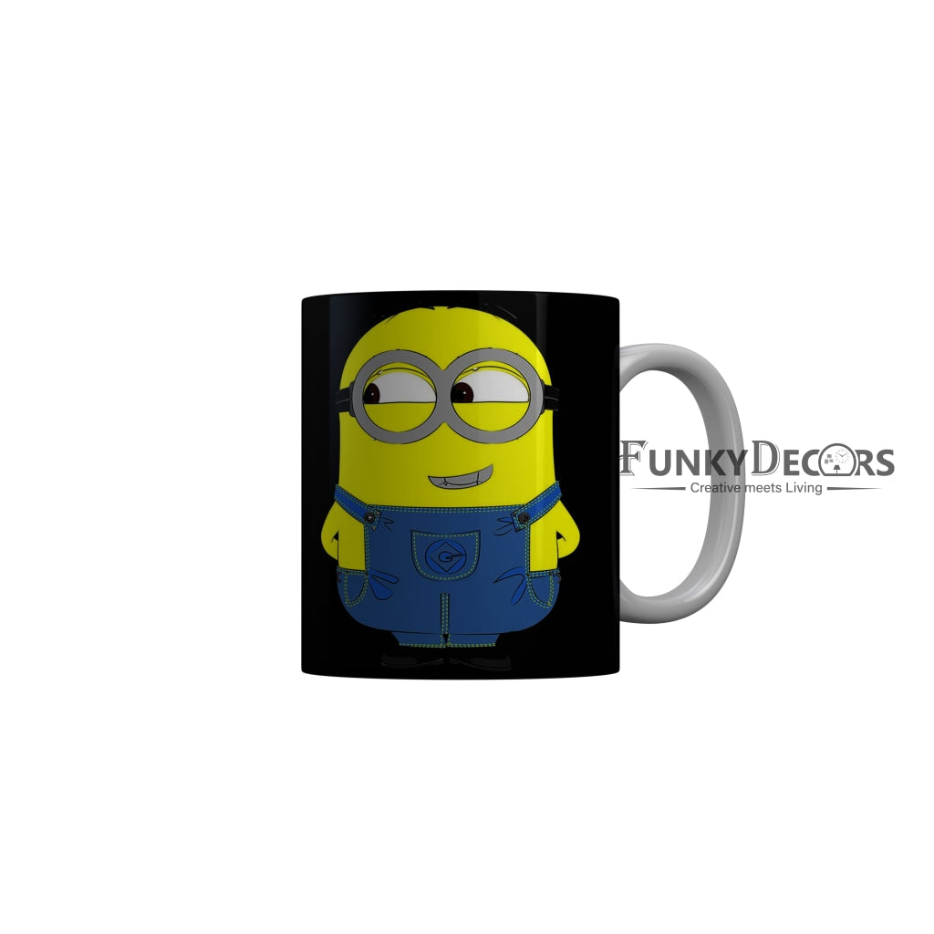 FunkyDecors Funny Cute  Minion Ceramic Coffee Mug, 350 ml